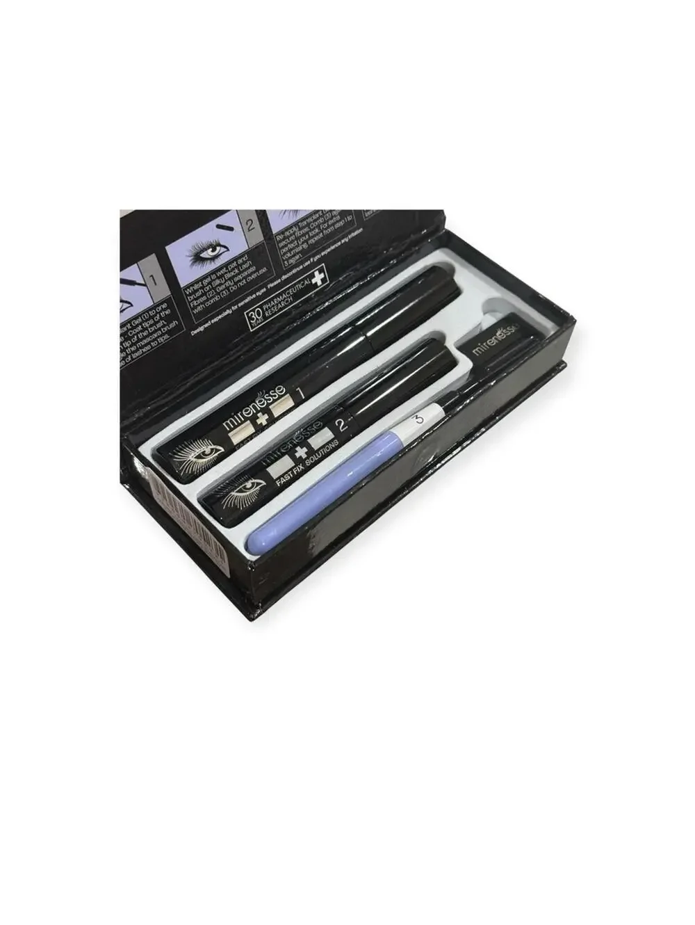 new Mirenesse ༄ Instant Lash Transplant Volumising Mascara Set ༄ Black ༄ 3 Step